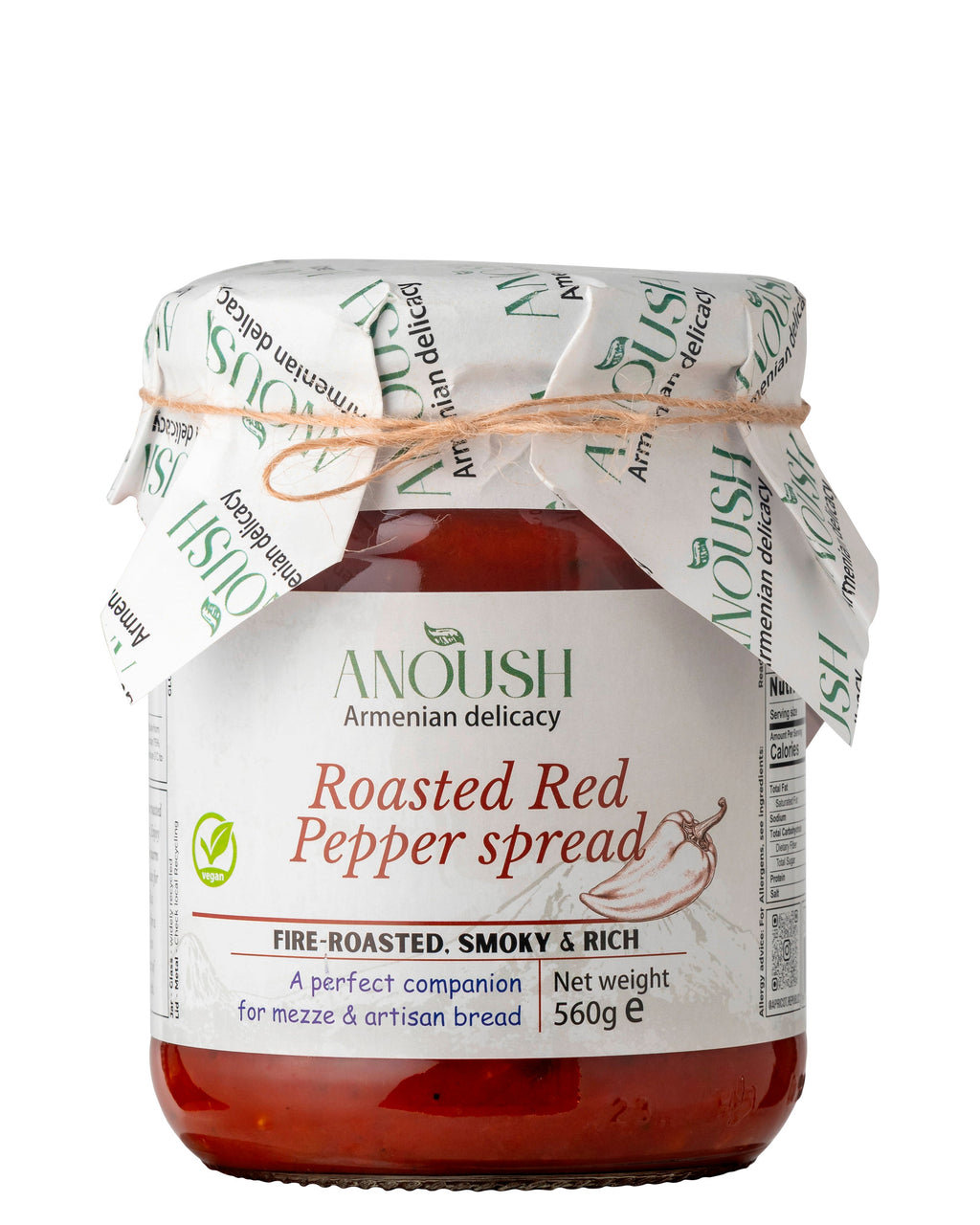 Anoush Roasted Red Pepper Spread