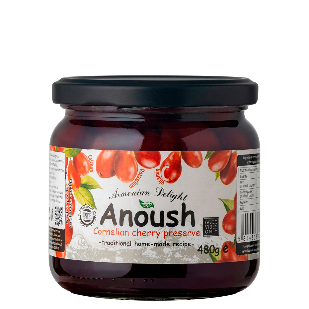 Anoush Cornelian Cherry Preserve