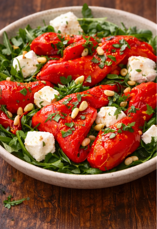 Yan Marinated Red peppers in oil